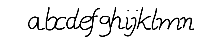 GaelleNumber5 Font LOWERCASE
