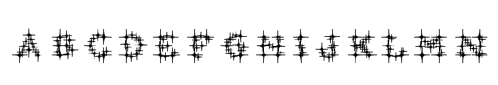 GalaxyfaceReg Font UPPERCASE