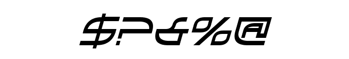 Galga Bold CondensedItalic Font OTHER CHARS