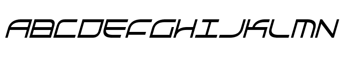 Galga Bold CondensedItalic Font LOWERCASE