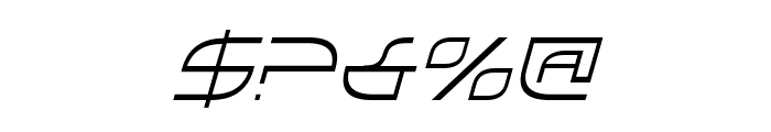 Galga Condensed Italic Font OTHER CHARS