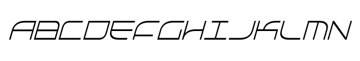 Galga Condensed Italic Font LOWERCASE