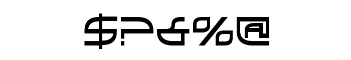 GalgaBold Condensed Font OTHER CHARS