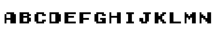 Gamegirl Classic Font UPPERCASE