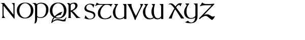Gandalf EF-Regular Font UPPERCASE