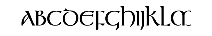 Gandalf Regular OT Font UPPERCASE