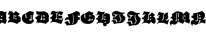 GanzGrobeGotisch-UltraBlack Font UPPERCASE