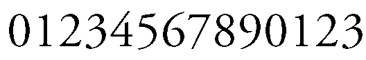 Garamond (APC) Regular Font OTHER CHARS