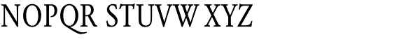 Garamond BE Condensed Small Caps & Oldstyle Figures Font UPPERCASE