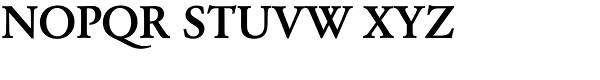 Garamond Berth BQ-Med SC Font UPPERCASE