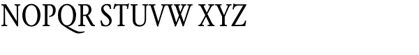 Garamond Berth BQ-Reg Cnd SC Font UPPERCASE
