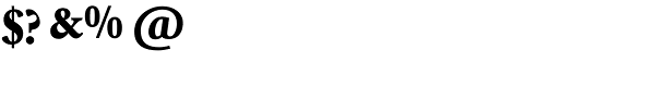 Garamond Nr2 SB-Bold Font OTHER CHARS
