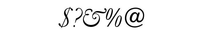 GaramondLudlowOpti-Italic Font OTHER CHARS