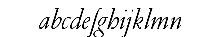GaramondLudlowOpti-Italic Font LOWERCASE