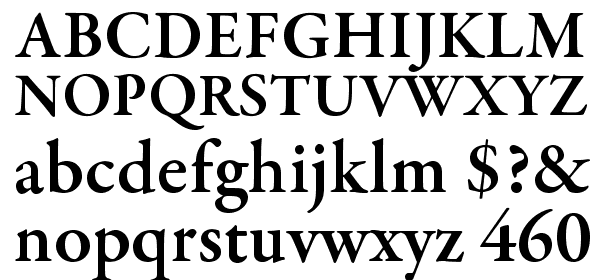 GaramondPremrPro-Smbd Font