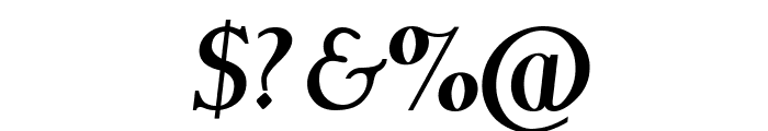 Garava Bold Italic Font OTHER CHARS