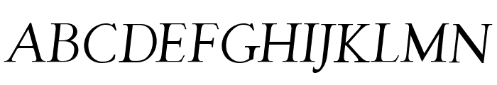 Garava Italic Font UPPERCASE