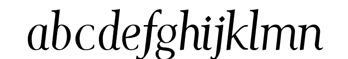 Garava Italic Font LOWERCASE