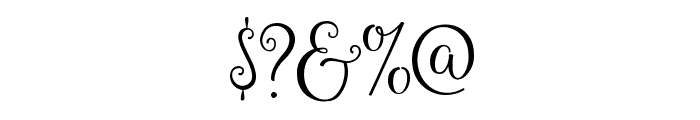 Gardenia Font OTHER CHARS