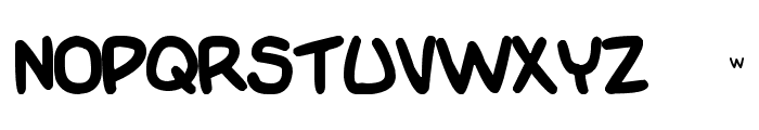 Garfield Font LOWERCASE