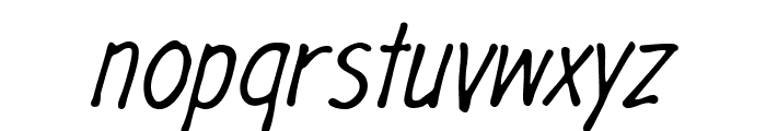 GargleCdRg-Italic Font LOWERCASE