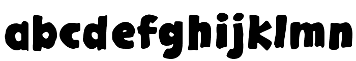 GargleExRg-Bold Font LOWERCASE