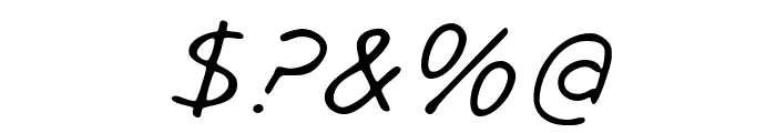 GargleExRg-Italic Font OTHER CHARS