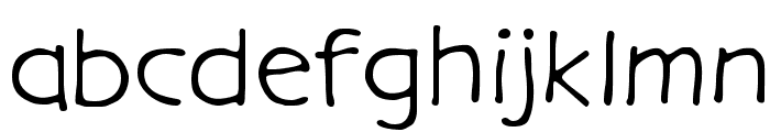 GargleExRg-Regular Font LOWERCASE