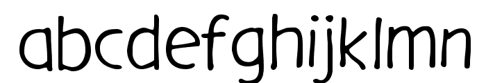GargleRg-Regular Font LOWERCASE