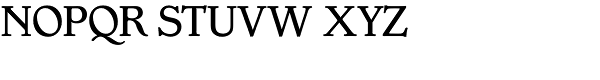 Gargoyle RR Medium Font UPPERCASE