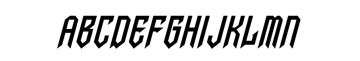 Gargoyles Italic Font LOWERCASE