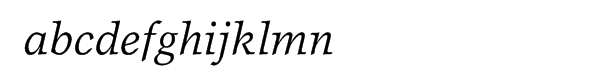 Garth Graphic® Pro Italic Font LOWERCASE