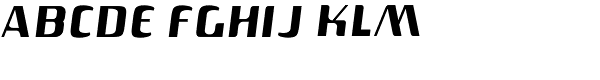 Gas-Lite Font UPPERCASE