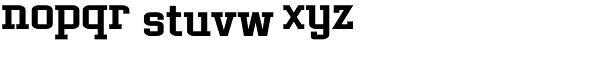 Gasoline Serif BTN Bold Font LOWERCASE