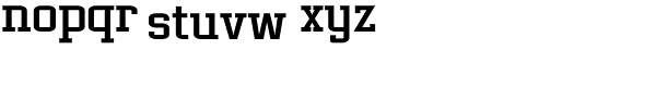 Gasoline Serif BTN Font LOWERCASE