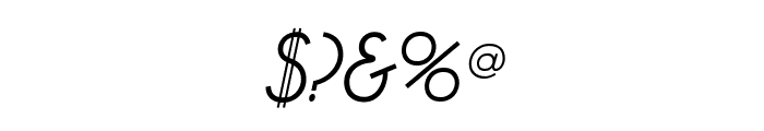 GatsbyFLF-BoldItalic Font OTHER CHARS