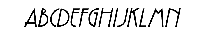 GatsbyFLF-BoldItalic Font UPPERCASE