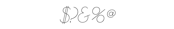 GatsbyFLF-Italic Font OTHER CHARS