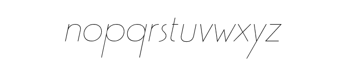 GatsbyFLF-Italic Font LOWERCASE