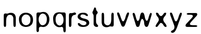 Gaussian-Blur Font LOWERCASE