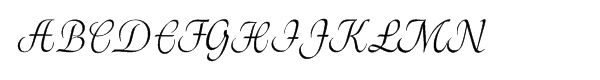 Gavotte™ Regular Font UPPERCASE