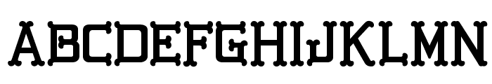 GBGoldenBones-Regular Font LOWERCASE