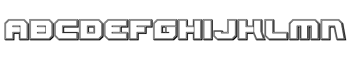 Gearhead Engraved Font LOWERCASE