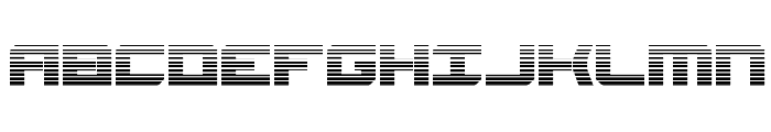 Gearhead Scanlines Font UPPERCASE