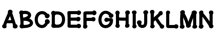 GelDoticaHeavy Font UPPERCASE