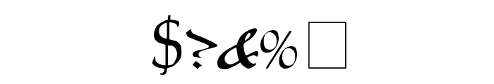 Gelfling SF Font OTHER CHARS