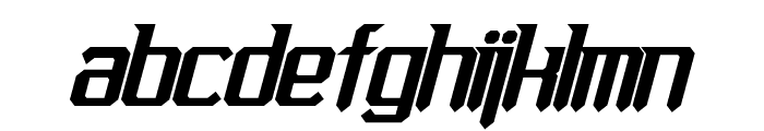 Gemcut Bold Italic Font LOWERCASE