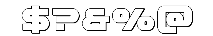 Gemina 3D Regular Font OTHER CHARS