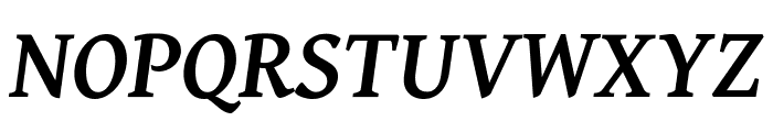 Gentium Basic Bold Italic Font UPPERCASE