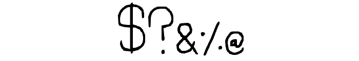 Genus Font OTHER CHARS